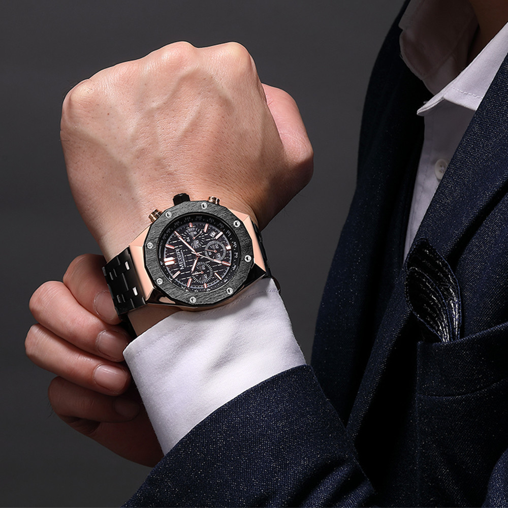MEGIR Chronograph Luxury Men S - đánh giá và giá Smartwatch Digital Watches For Men