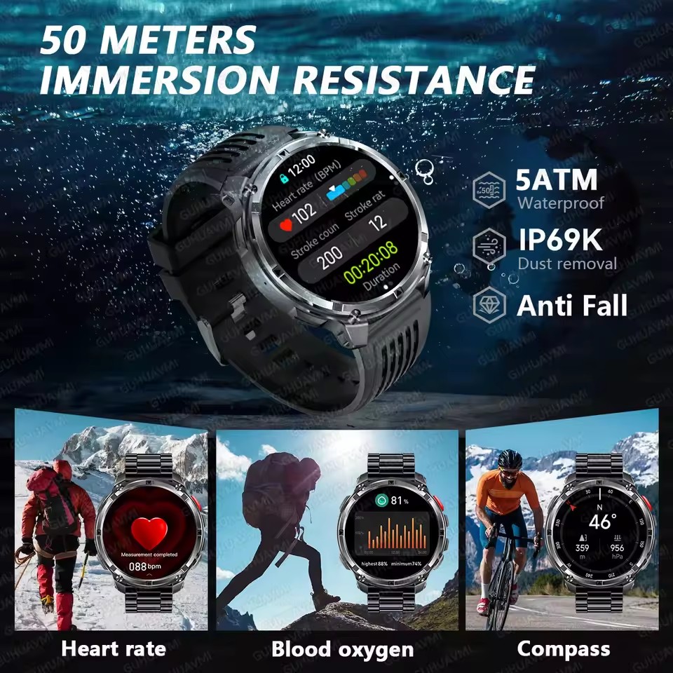New 1100mAh Battery Outdoor Sm - đánh giá và giá Smartwatch Angelo Watches