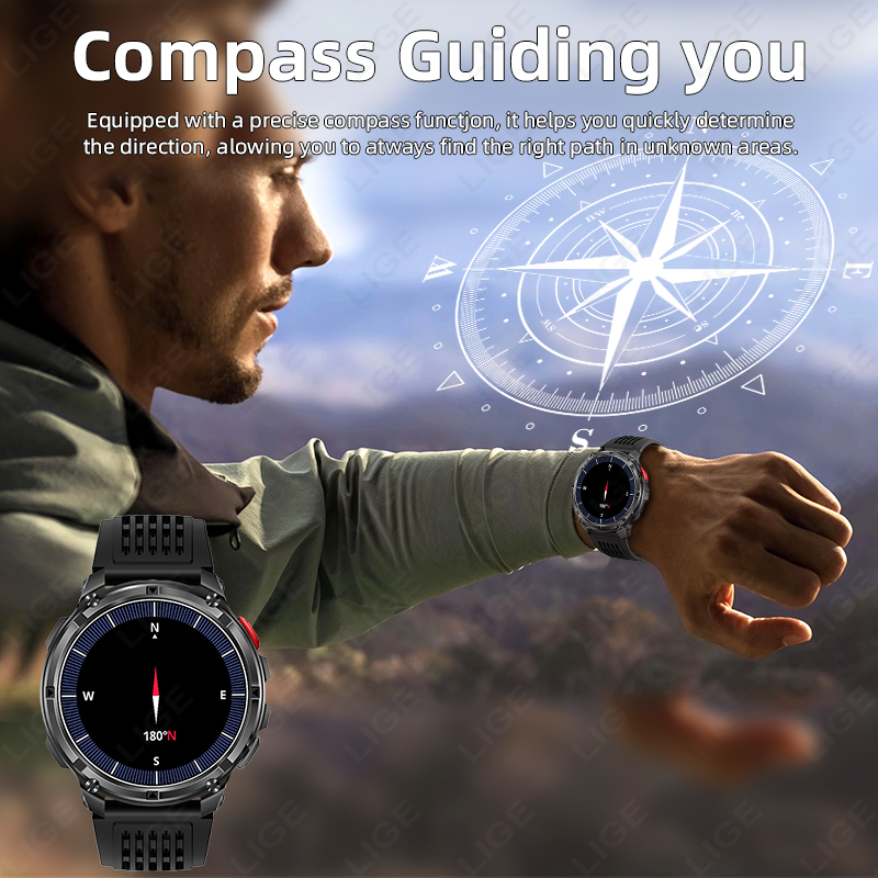 2026 Outdoors Military Smart W - đánh giá và giá Altimeter Compass Watch