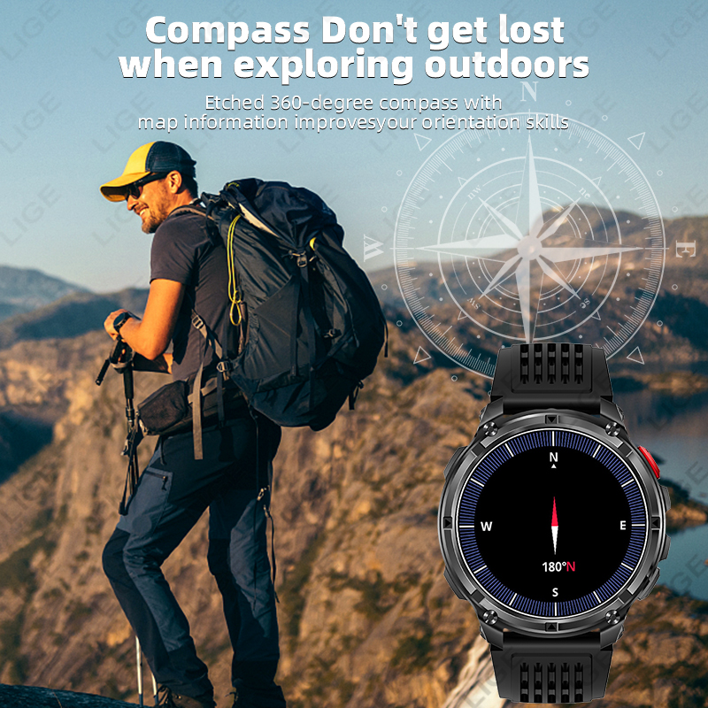 2026 Outdoors Military Smart W - đánh giá và giá Altimeter Compass Watch