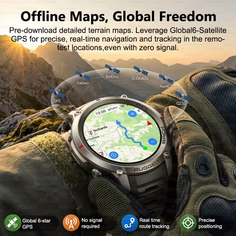 Professional Outdoor GPS Navig - đánh giá và giá Altimeter Compass Watch