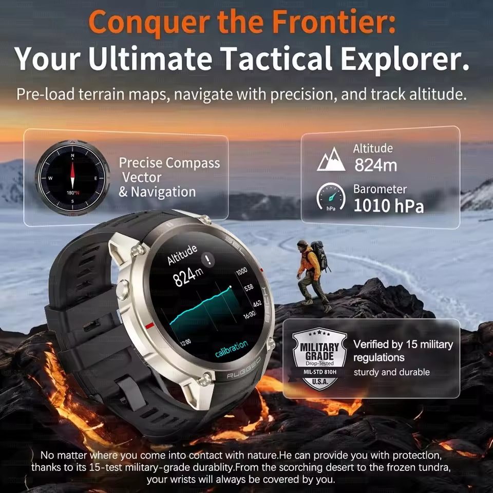 Professional Outdoor GPS Navig - đánh giá và giá Altimeter Compass Watch
