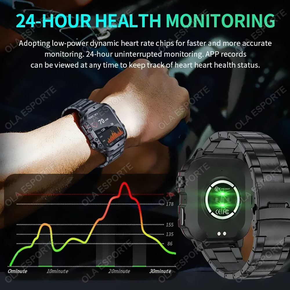 Outdoor Military Smart Watch G - đánh giá và giá Smartwatch Angelo Watches