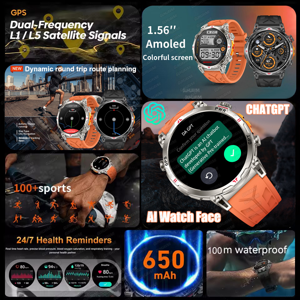 2026New Military GPS Sport Sma - đánh giá và giá Altimeter Compass Watch