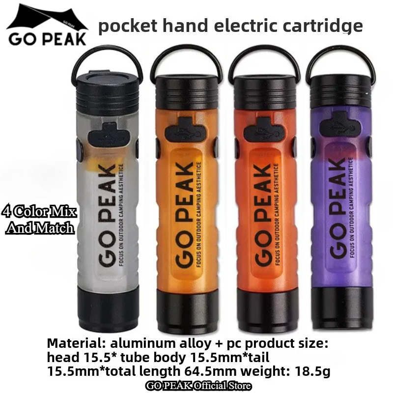 GOPEAK Pocket Mini Flashlight  - đánh giá và giá Tritium Gas Tube