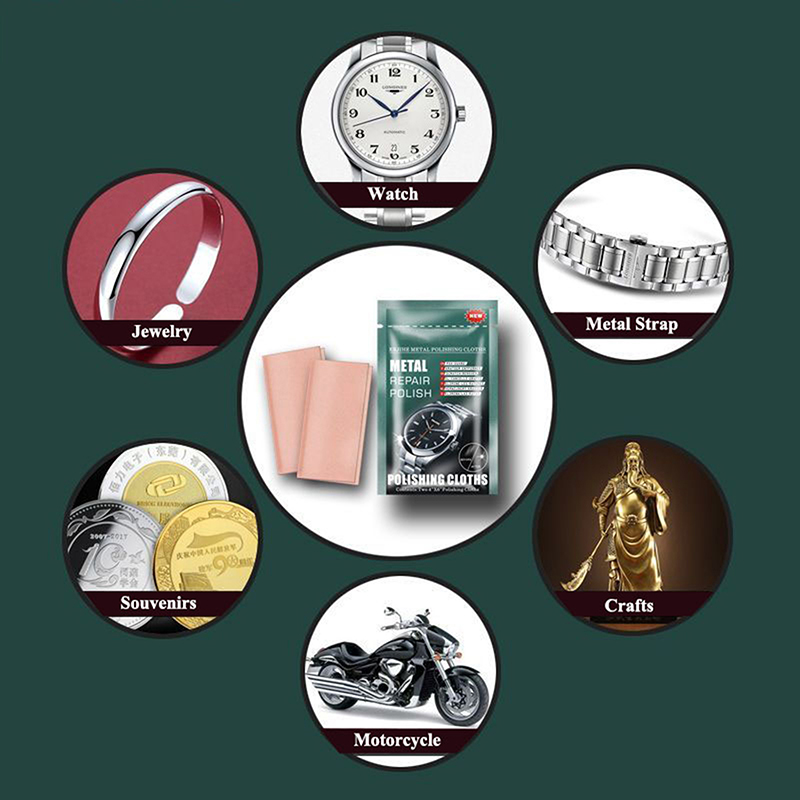 5Pcs High Quality Metal Polish - đánh giá và giá Watch Polishing Cloth