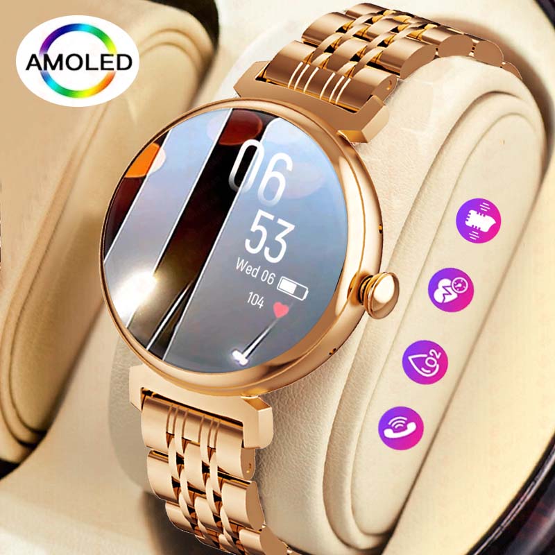 1.04 inch AMOLED Screen Fashio - đánh giá và giá Smartwatch Angelo Watches