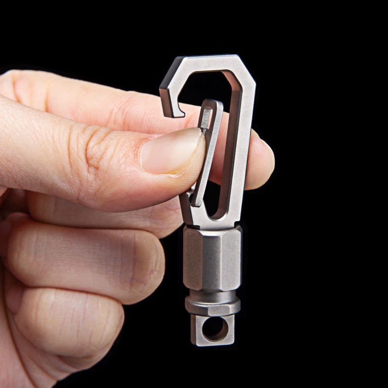 1pc Titanium Alloy Keychain ED - đánh giá và giá Tritium Gas Tube