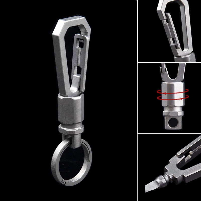 1pc Titanium Alloy Keychain ED - đánh giá và giá Tritium Gas Tube