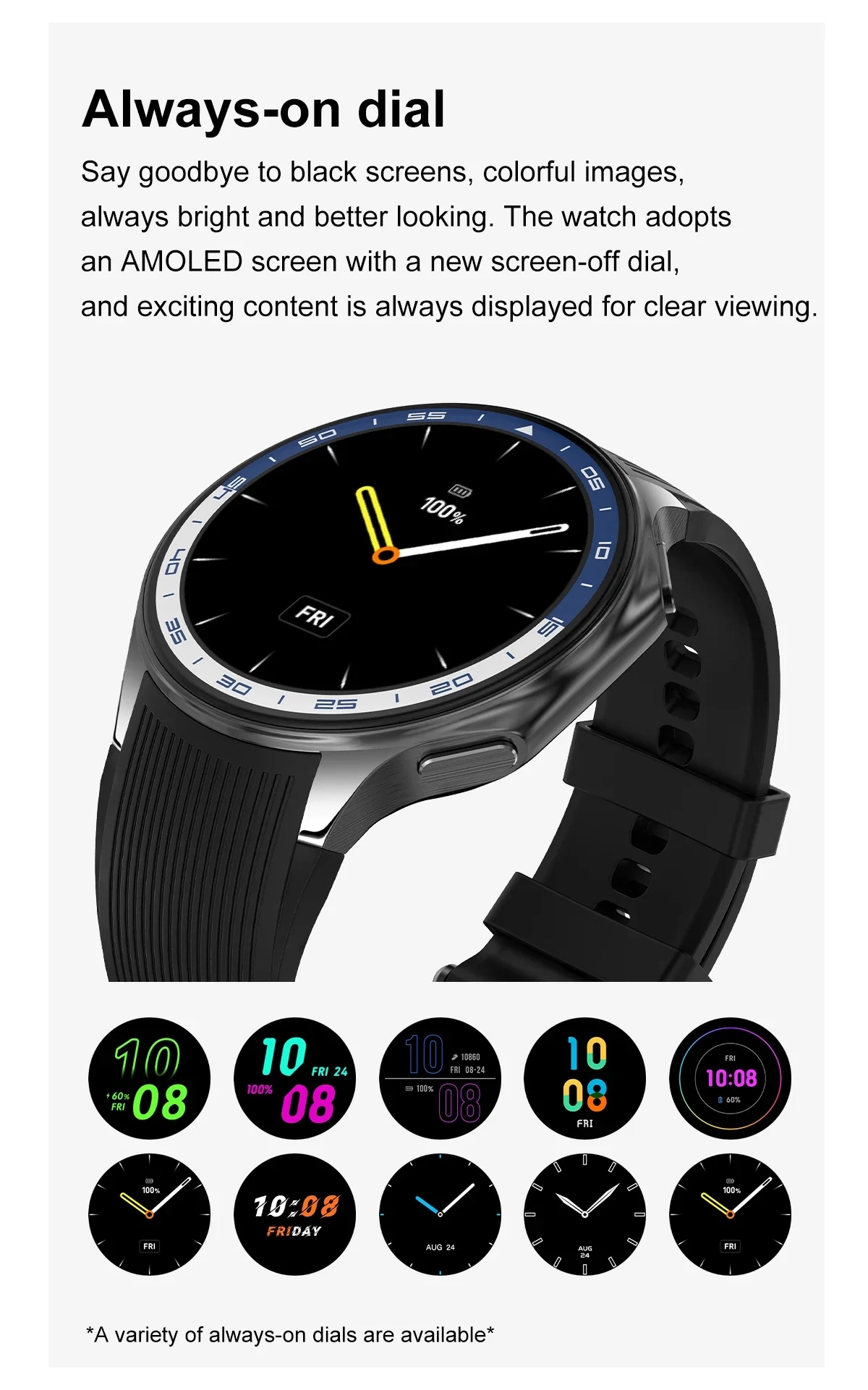 1.43 inch Big Screen Men Women - đánh giá và giá Smartwatch Iphone Watches For Women