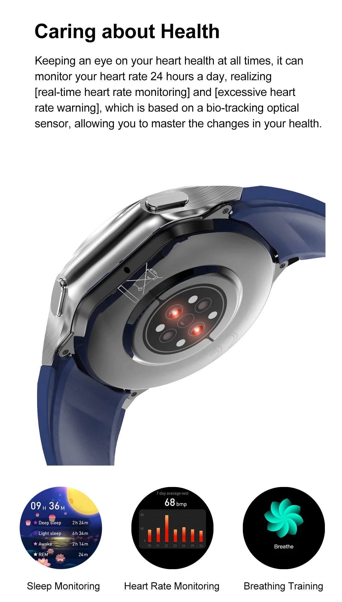 1.43 inch Big Screen Men Women - đánh giá và giá Smartwatch Iphone Watches For Women